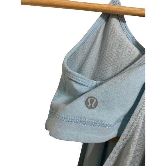 Lululemon No Limits Tank Powder Blue Size 4‎ - Picture 3 of 4